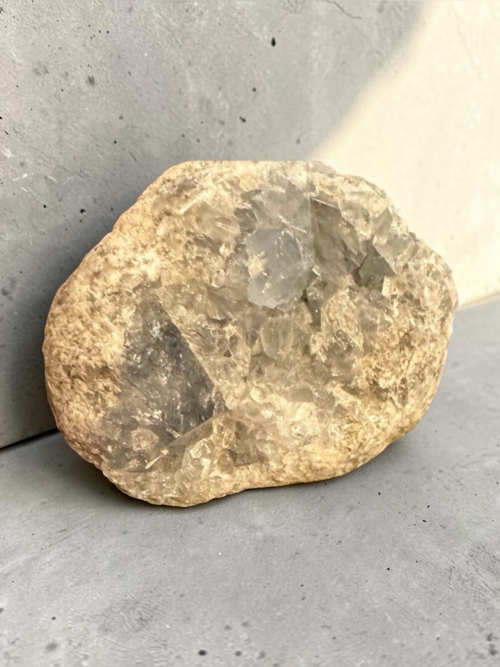 Raw Celestite Cluster Blue Crystal High Vibration Healing Stone Decor